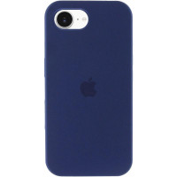 Силіконовий чохол Silicone Case Full Protective (AA) для Apple iPhone 16e (6.1) - Синій / Deep navy