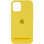 Силиконовый чехол Silicone Case Full Protective (AA) для Apple iPhone 17 (6.3) - Желтый / Yellow