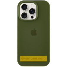 Силіконовий чохол Silicone Case Full Protective (AA) для Apple iPhone 17 (6.3) - Зелений / Dark Olive