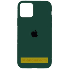 Силіконовий чохол Silicone Case Full Protective (AA) для Apple iPhone 17 (6.3) - Зелений / Forest green