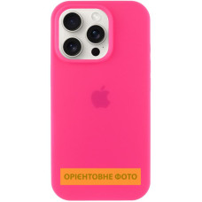 Силиконовый чехол Silicone Case Full Protective (AA) для Apple iPhone 17 (6.3) - Розовый / Barbie pink