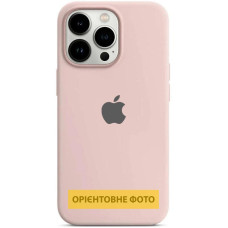 Силіконовий чохол Silicone Case Full Protective (AA) для Apple iPhone 17 (6.3) - Рожевий / Chalk Pink