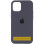 Силиконовый чехол Silicone Case Full Protective (AA) для Apple iPhone 17 (6.3) - Серый / Dark Gray