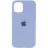 Силиконовый чехол Silicone Case Full Protective (AA) для Apple iPhone 17 Pro (6.3) - Голубой / Lilac Blue