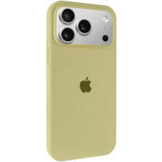 Силиконовый чехол Silicone Case Full Protective (AA) для Apple iPhone 17 Pro (6.3) - Желтый / Mellow Yellow