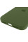 Силиконовый чехол Silicone Case Full Protective (AA) для Apple iPhone 17 Pro (6.3) - Зеленый / Dark Olive - фото