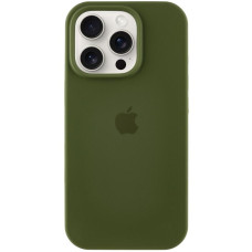 Силіконовий чохол Silicone Case Full Protective (AA) для Apple iPhone 17 Pro (6.3) - Зелений / Dark Olive