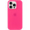 Силиконовый чехол Silicone Case Full Protective (AA) для Apple iPhone 17 Pro (6.3) - Розовый / Barbie pink