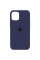 Силиконовый чехол Silicone Case Full Protective (AA) для Apple iPhone 17 Pro (6.3) - Темно-синий / Midnight blue - фото