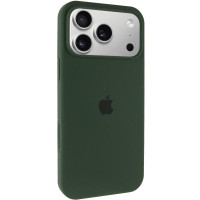 Силиконовый чехол Silicone Case Full Protective (AA) для Apple iPhone 17 Pro Max (6.9) - Зеленый / Cyprus Green