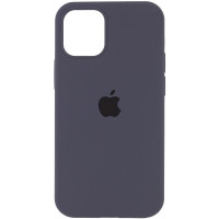 Силиконовый чехол Silicone Case Full Protective (AA) для Apple iPhone 17 Pro Max (6.9) - Серый / Dark Gray