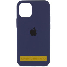 Силиконовый чехол Silicone Case Full Protective (AA) для Apple iPhone 17 Air (6.5) - Темно-синий / Midnight blue