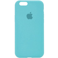 Силіконовий чохол Silicone Case Full Protective (AA) для Apple iPhone 6/6s (4.7) - Бірюзовий / Marine Green