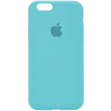 Силіконовий чохол Silicone Case Full Protective (AA) для Apple iPhone 6/6s (4.7) - Бірюзовий / Marine Green