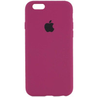 Силіконовий чохол Silicone Case Full Protective (AA) для Apple iPhone 6/6s (4.7) - Бордовий / Maroon