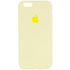 Силіконовий чохол Silicone Case Full Protective (AA) для Apple iPhone 6/6s (4.7) - Жовтий / Mellow Yellow