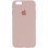 Силіконовий чохол Silicone Case Full Protective (AA) для Apple iPhone 6/6s (4.7) - Рожевий / Pink Sand