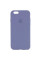 Силіконовий чохол Silicone Case Full Protective (AA) для Apple iPhone 6/6s (4.7) - Сірий / Lavender Gray - фото