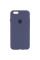 Силіконовий чохол Silicone Case Full Protective (AA) для Apple iPhone 6/6s (4.7) - Темно-синій / Midnight blue - фото
