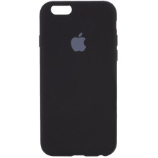 Силиконовый чехол Silicone Case Full Protective (AA) для Apple iPhone 6/6s (4.7) - Черный / Black