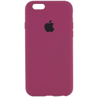 Силиконовый чехол Silicone Case Full Protective (AA) для Apple iPhone 6/6s (4.7) - Красный / Rose Red