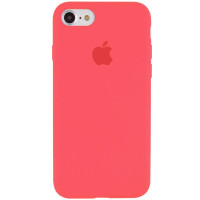 Силіконовий чохол Silicone Case Full Protective (AA) для Apple iPhone 6/6s (4.7) - Кавуновий / Watermelon red
