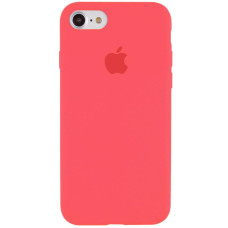 Силиконовый чехол Silicone Case Full Protective (AA) для Apple iPhone 6/6s (4.7) - Арбузный / Watermelon red