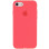 Силіконовий чохол Silicone Case Full Protective (AA) для Apple iPhone 6/6s (4.7) - Кавуновий / Watermelon red