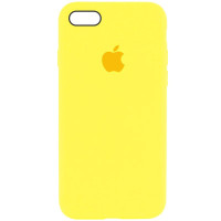 Силиконовый чехол Silicone Case Full Protective (AA) для Apple iPhone 6/6s (4.7) - Желтый / Yellow