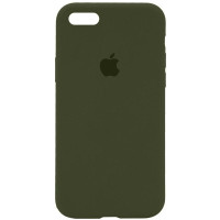 Силиконовый чехол Silicone Case Full Protective (AA) для Apple iPhone 6/6s (4.7) - Зеленый / Dark Olive