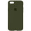 Силіконовий чохол Silicone Case Full Protective (AA) для Apple iPhone 6/6s (4.7) - Зелений / Dark Olive