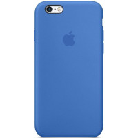 Силіконовий чохол Silicone Case Full Protective (AA) для Apple iPhone 6/6s (4.7) - Синій / Capri Blue