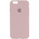 Силіконовий чохол Silicone Case Full Protective (AA) для Apple iPhone 6/6s (4.7) - Рожевий / Chalk Pink