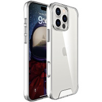 Чохол TPU Space Case transparent для Apple iPhone 16 Pro (6.3) - Прозорий
