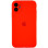 Силіконовий чохол Silicone Case Full Camera Protective (AA) для Apple iPhone 12 (6.1) - Червоний / Red
