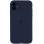 Силіконовий чохол Silicone Case Full Camera Protective (AA) для Apple iPhone 12 (6.1) - Темно-синій / Midnight blue
