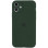 Силіконовий чохол Silicone Case Full Camera Protective (AA) для Apple iPhone 12 (6.1) - Зелений / Cyprus Green