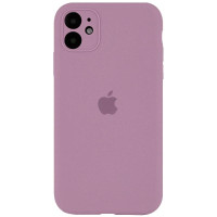 Силіконовий чохол Silicone Case Full Camera Protective (AA) для Apple iPhone 12 (6.1) - Ліловий / Lilac Pride