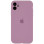 Силіконовий чохол Silicone Case Full Camera Protective (AA) для Apple iPhone 12 (6.1) - Ліловий / Lilac Pride