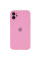 Силіконовий чохол Silicone Case Full Camera Protective (AA) для Apple iPhone 12 (6.1) - Рожевий / Light pink - фото