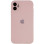 Силіконовий чохол Silicone Case Full Camera Protective (AA) для Apple iPhone 12 (6.1) - Рожевий / Pink Sand
