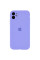Силіконовий чохол Silicone Case Full Camera Protective (AA) для Apple iPhone 12 (6.1) - Бузковий / Dasheen - фото