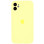 Силіконовий чохол Silicone Case Full Camera Protective (AA) для Apple iPhone 12 (6.1) - Жовтий / Mellow Yellow