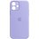 Силіконовий чохол Silicone Case Full Camera Protective (AA) для Apple iPhone 12 (6.1) - Бузковий / Lilac