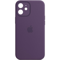 Силіконовий чохол Silicone Case Full Camera Protective (AA) для Apple iPhone 12 (6.1) - Фіолетовий / Amethyst
