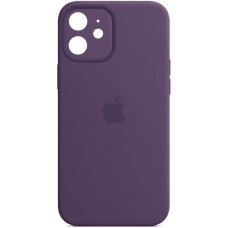Силіконовий чохол Silicone Case Full Camera Protective (AA) для Apple iPhone 12 (6.1) - Фіолетовий / Amethyst
