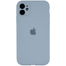 Силиконовый чехол Silicone Case Full Camera Protective (AA) для Apple iPhone 12 (6.1) - Голубой / Sweet Blue