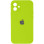 Силіконовий чохол Silicone Case Full Camera Protective (AA) для Apple iPhone 12 (6.1) - Кислотно-зелений / Acid Green