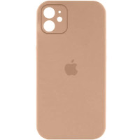 Силіконовий чохол Silicone Case Full Camera Protective (AA) для Apple iPhone 12 (6.1) - Бежевий / Desert Gold
