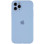 Силіконовий чохол Silicone Case Full Camera Protective (AA) для Apple iPhone 12 Pro (6.1) - Блакитний / Lilac Blue